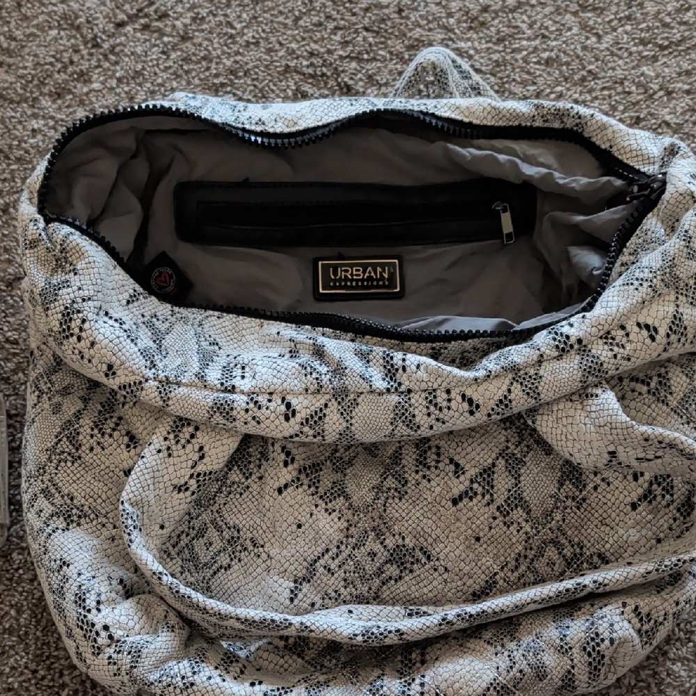 Urban Expressions Monochrome Patterned Backpack
